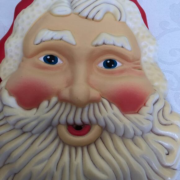 Vtg Musical Greeting Santa Door Hanger. Doesn’t work. 1990 - Picture 1 of 10